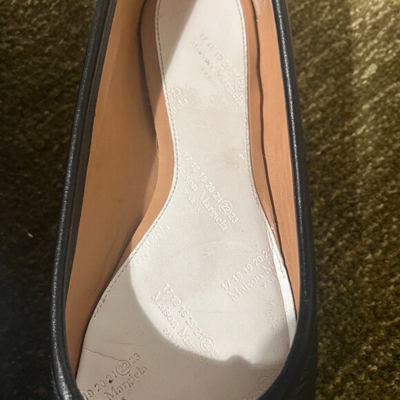 100% AUTHENTIC Margiela Black Tabi Ballet Flats - Picture 4 of 14